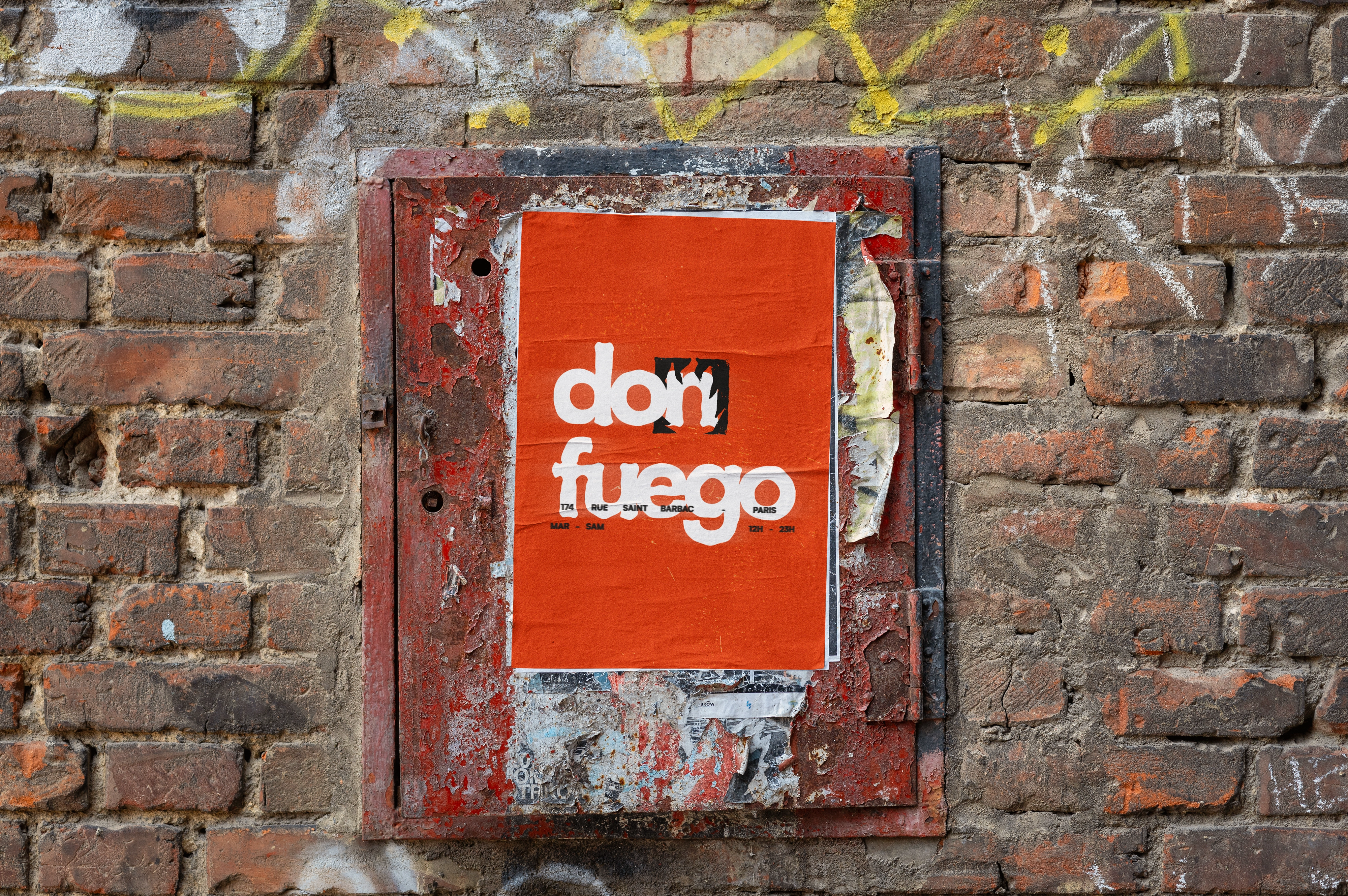 Projet de direction artistique Don Fuego par Yseult Studio